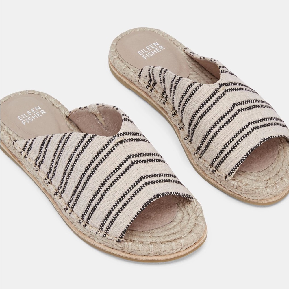 Eileen Fisher Milly Canvas Espadrille Sandal